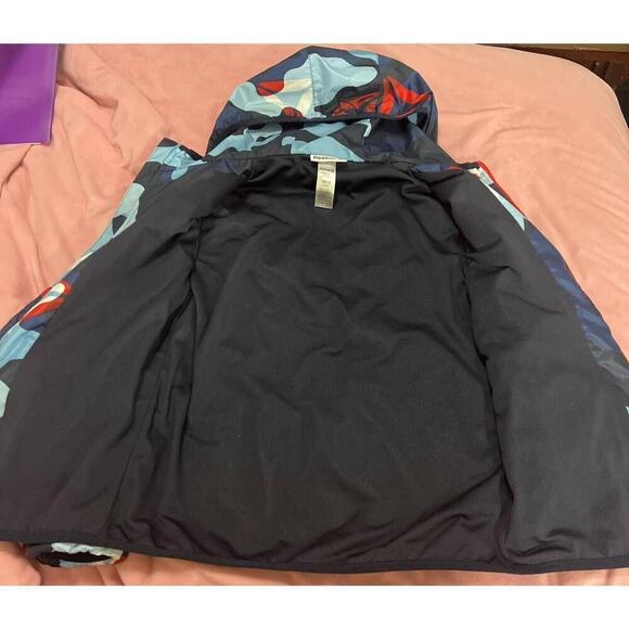 JACKET Big Kids Reebok Windbreaker, Blue & Red, Size L- 10/12. - Picture 7 of 7